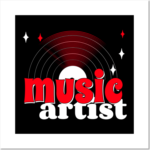 Music Artist, Music Producer Wall Art by ILT87